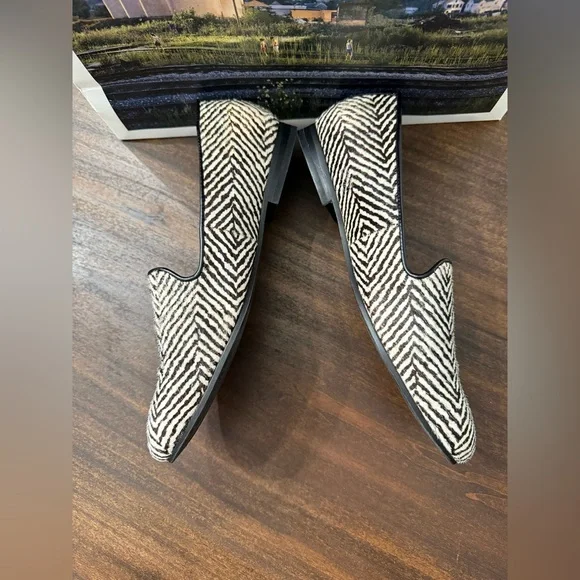 Vionic Willa Slip-On Zebra Print Loafers - Picture 4 of 9